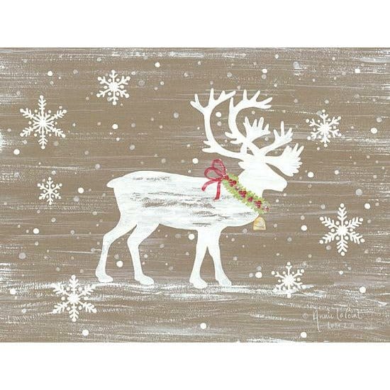 Snowy Reindeer By Annie La Point Art Print - 12 X 16-Penny Lane Publishing-The Village Merchant