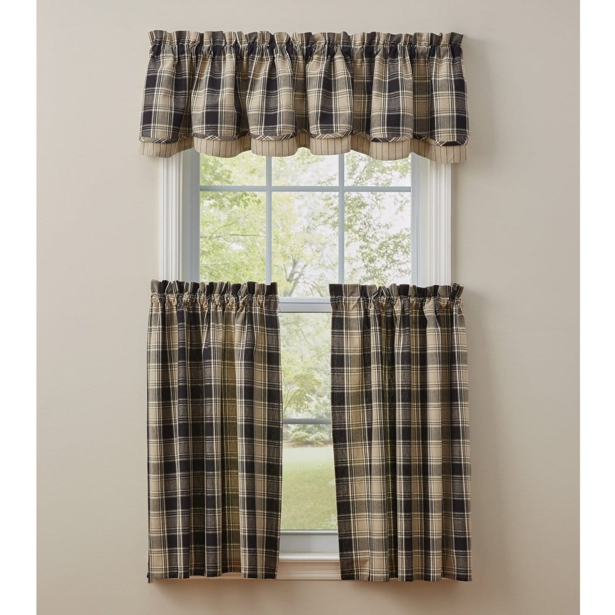 Soapstone Layered Valance lined-Park Designs-The Village Merchant