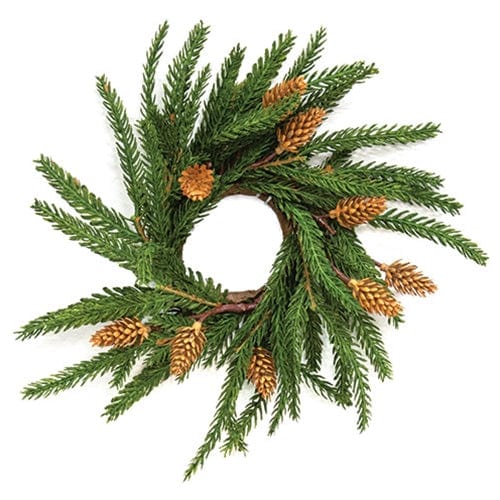 Soft Touch Austrian Pine Candle / Napkin Ring 2.5" Inner Diameter