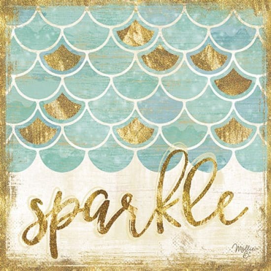 Penny Lane Publishing Sparkle By Mollie B Right Art Print - 12 X 12