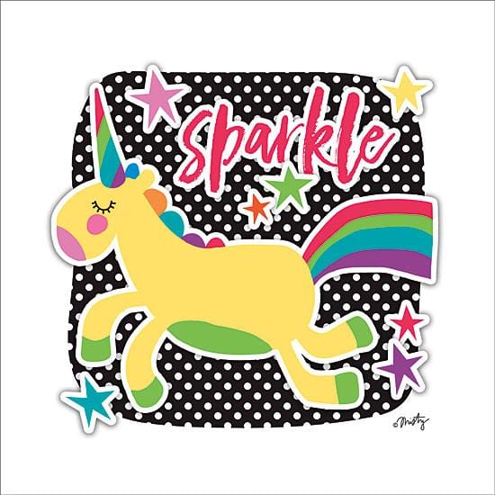 Sparkle Unicorn By Misty Michelle Art Print - 12 X 12-Penny Lane Publishing-The Village Merchant