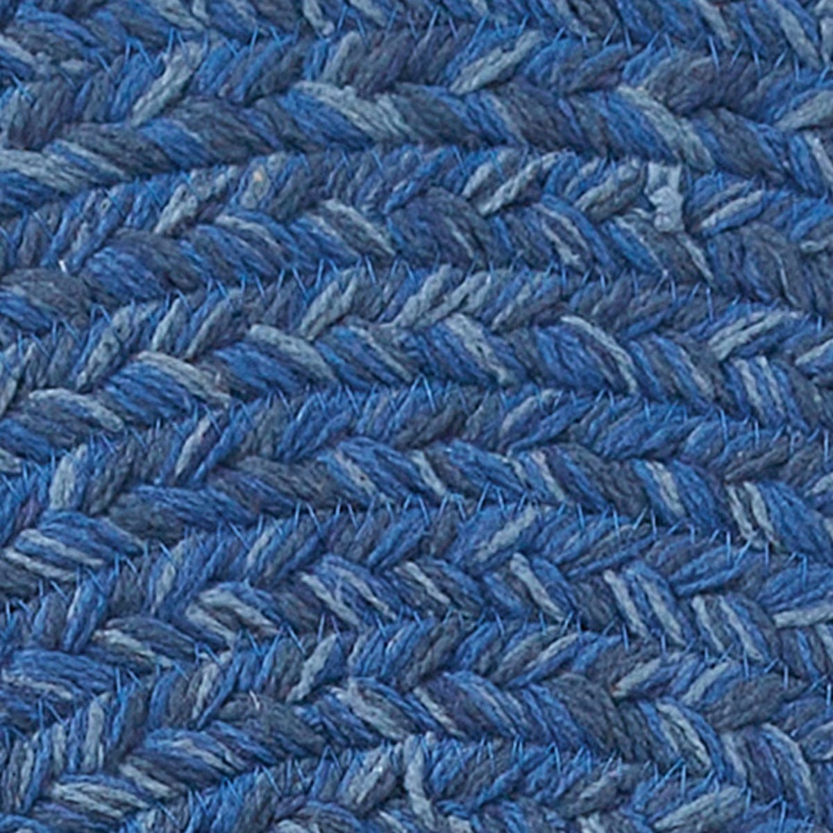 Spice Bin - Blue Spice Braided Table Runner 54'' Long