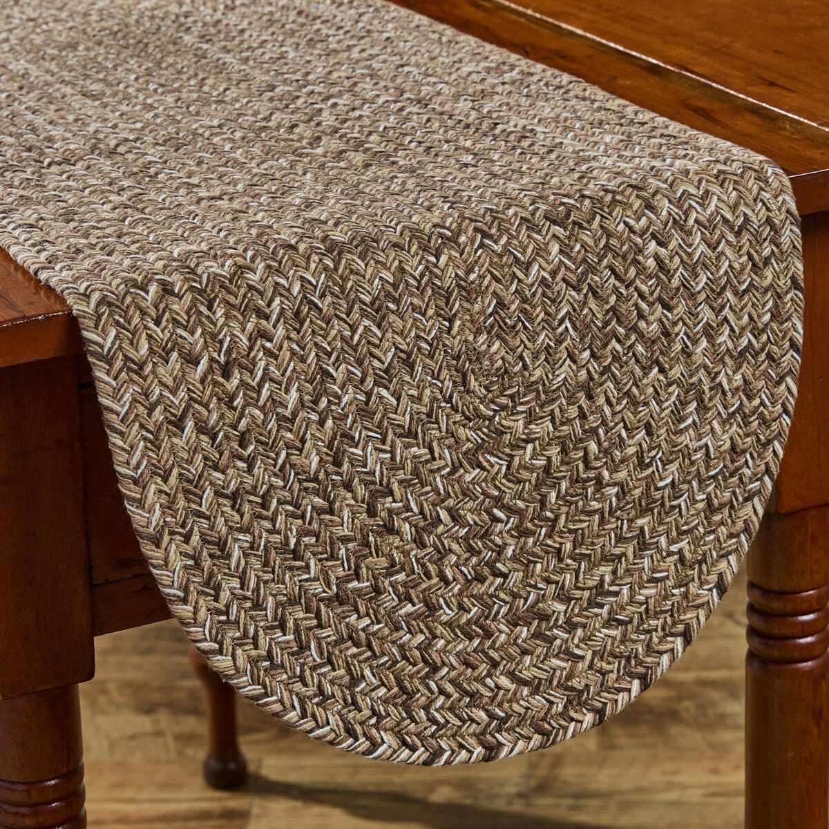 Park Designs Spice Bin - Cocoa Braided Table Runner 54'' Long
