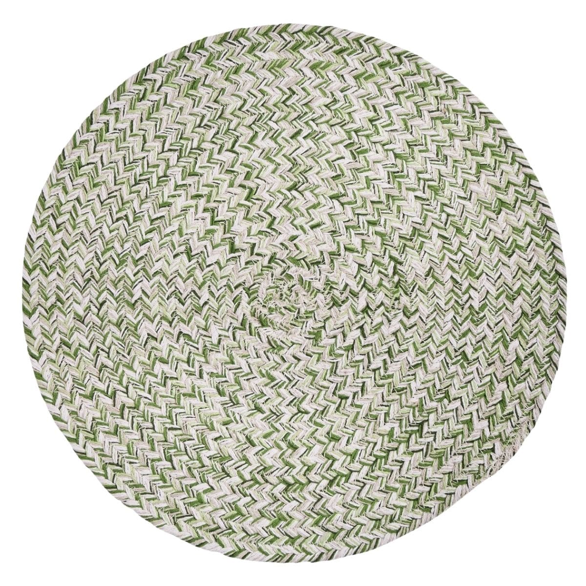 Spice Bin - Mint Braided Placemat Round Set of 2