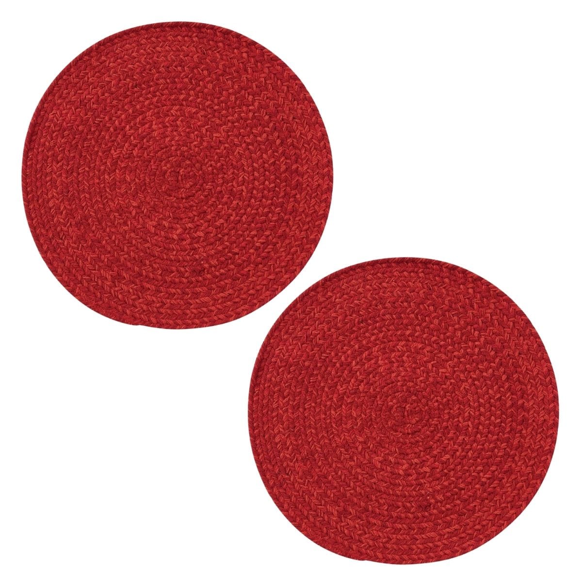 Spice Bin - Paprika Braided Trivet Round Set of 2