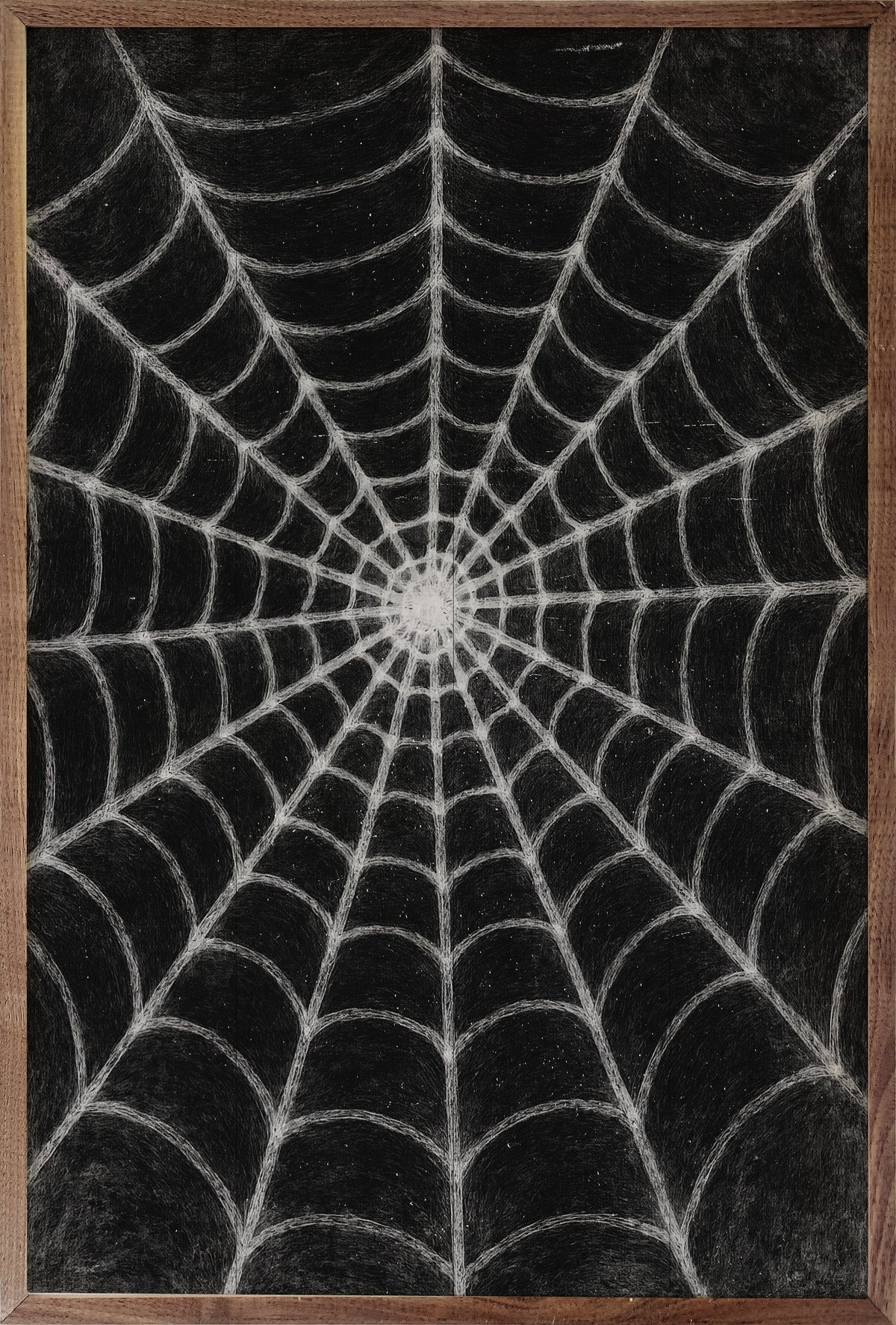 Kendrick Home Walnut Frames 5x8 / Black Spider Web