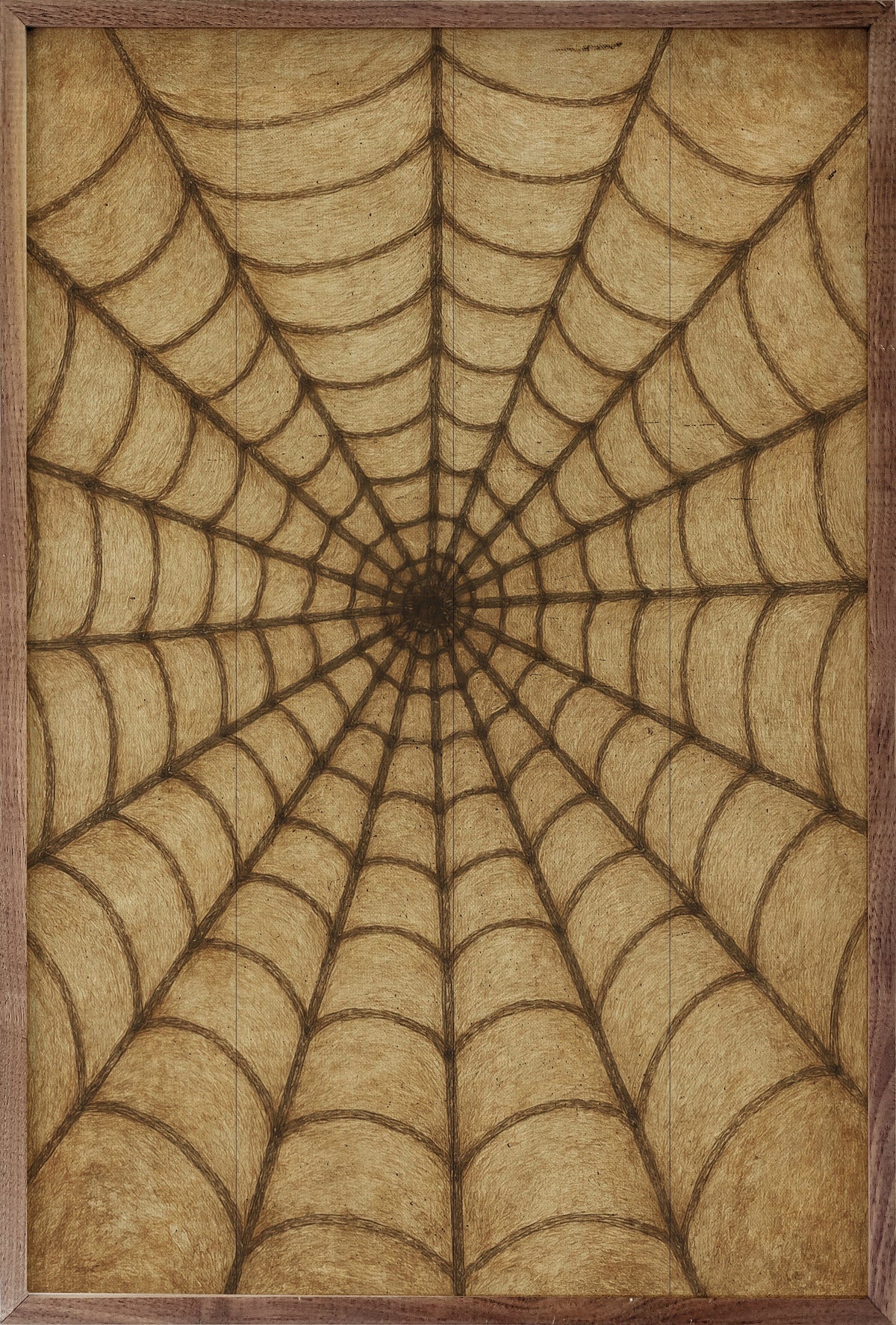 Kendrick Home Walnut Frames 5x8 / Brown Spider Web