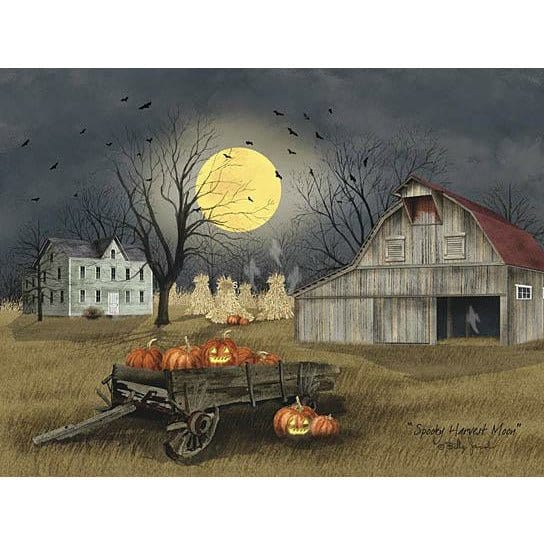 Spooky Harvest Moon By Billy Jacobs Art Print - 12 X 16-Penny Lane Publishing-The Village Merchant