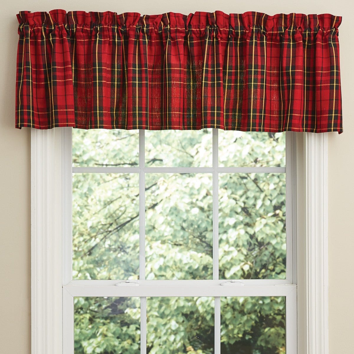 Sportsman Plaid Plaid Valance Unlined-Park Designs-The Village Merchant