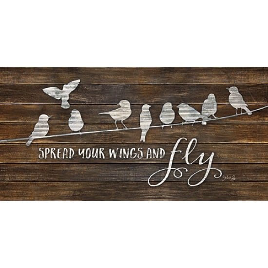 Penny Lane Publishing Spread Your Wings And Fly By Marla Rae Art Print - 12 X 24