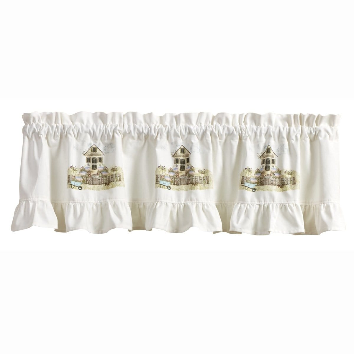 Spring Garden Printed Valance Unlined-Park Designs-The Village Merchant