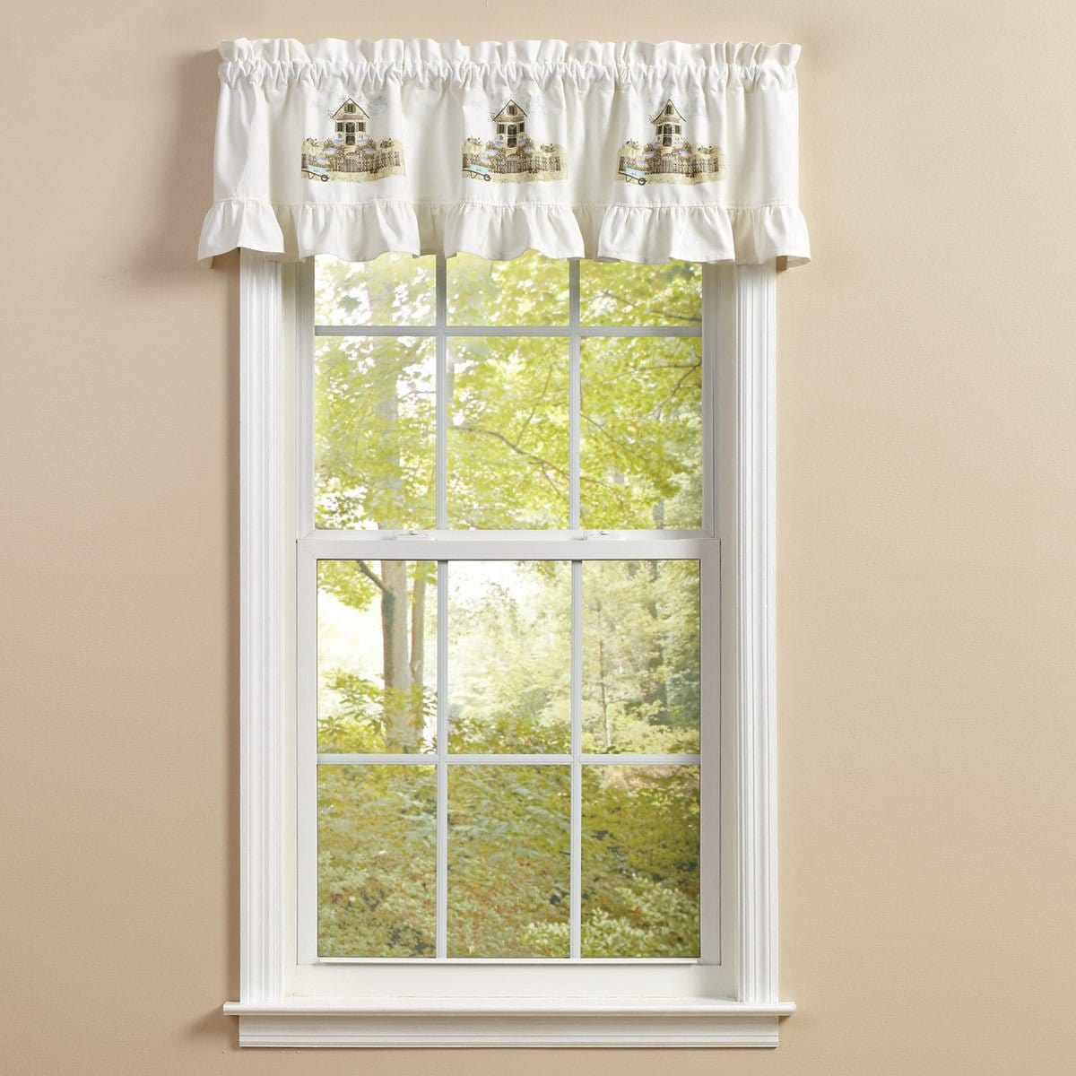 Spring Garden Printed Valance Unlined-Park Designs-The Village Merchant