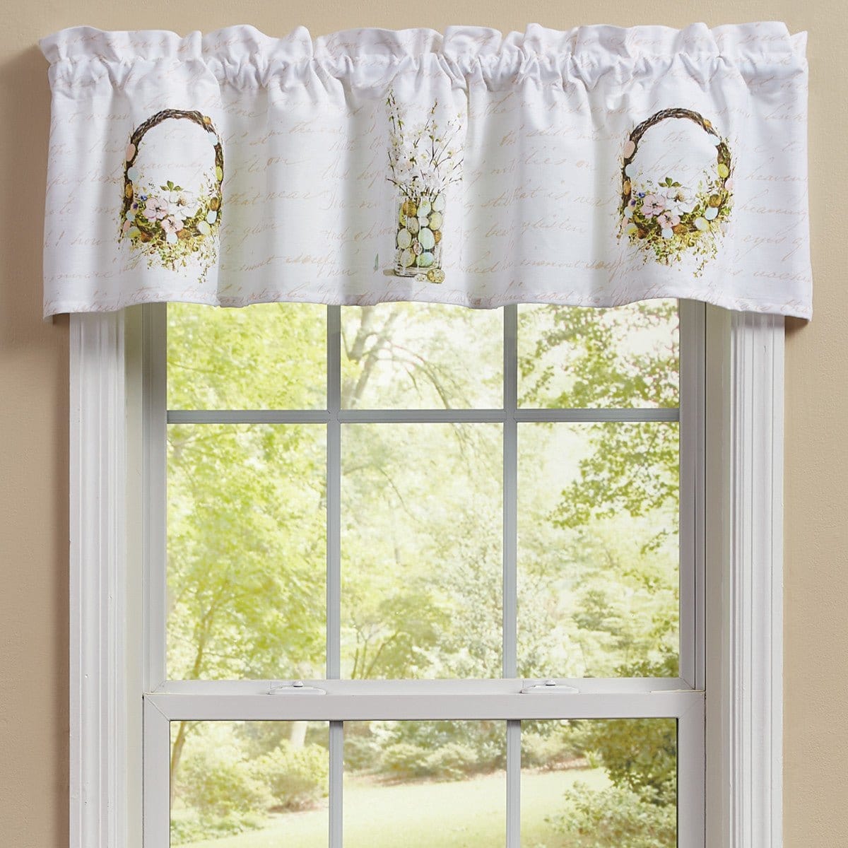 Spring In Bloom Printed Valance Unlined-Park Designs-The Village Merchant