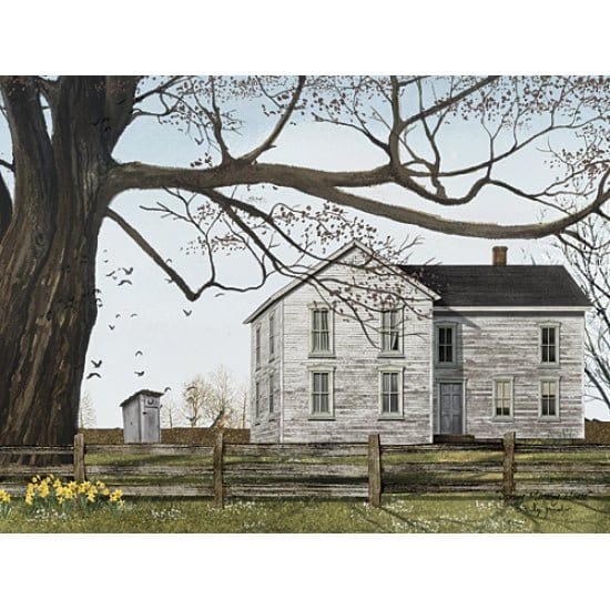 Penny Lane Publishing Spring Morning House By Billy Jacobs Art Print - 12 X 16