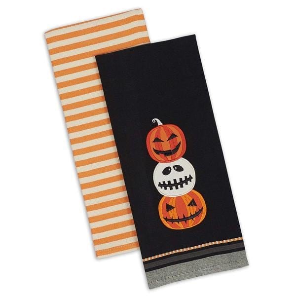 Pumpkin Seed Dishtowel & Dishcloth Set 3 DT, 1 DC-Park Designs