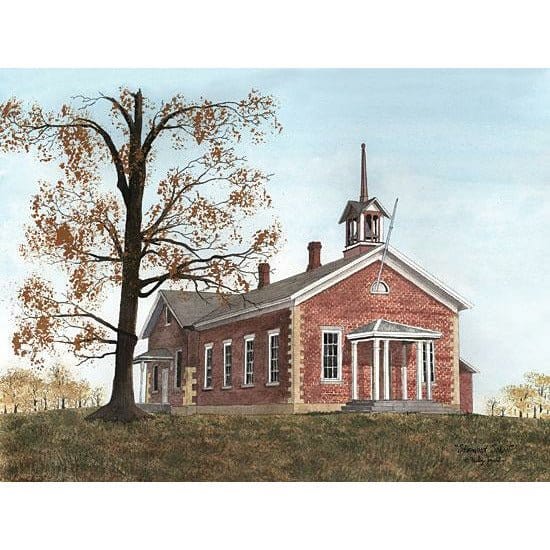 Stanwood School By Billy Jacobs Art Print - 12 X 16-Penny Lane Publishing-The Village Merchant