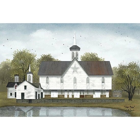 Star Barn By Billy Jacobs Art Print - 12 X 18-Penny Lane Publishing-The Village Merchant