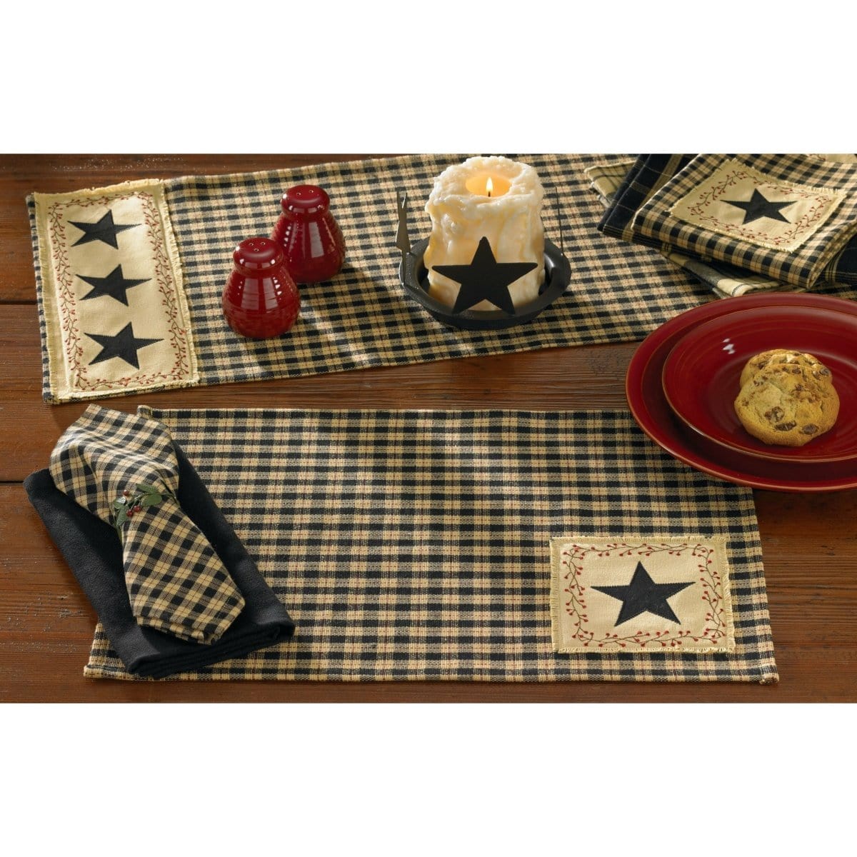 Park Designs Star Patch Table Runner 54" Long