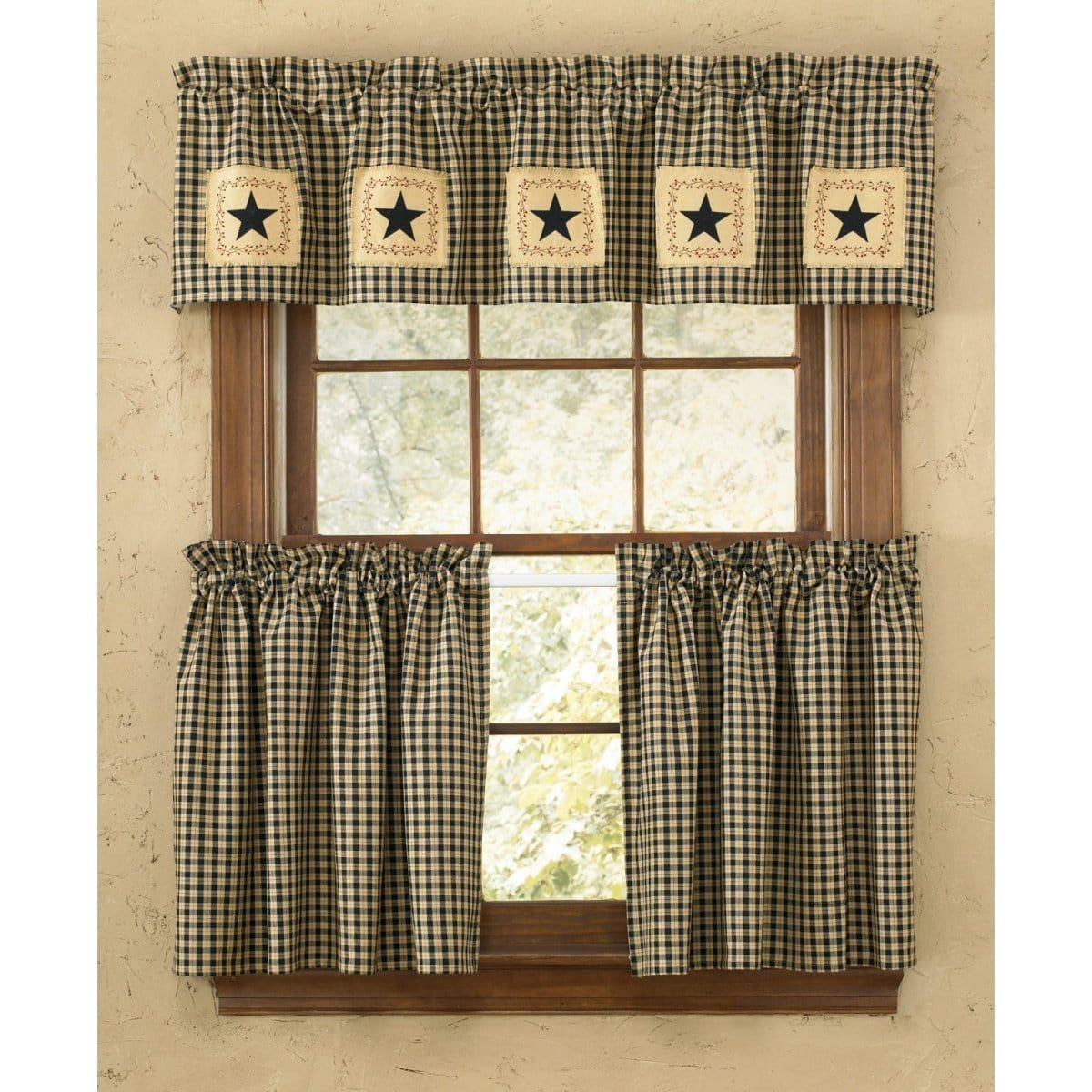 Star Patch Tier Pair 24" Long Lined-Park Designs-The Village Merchant