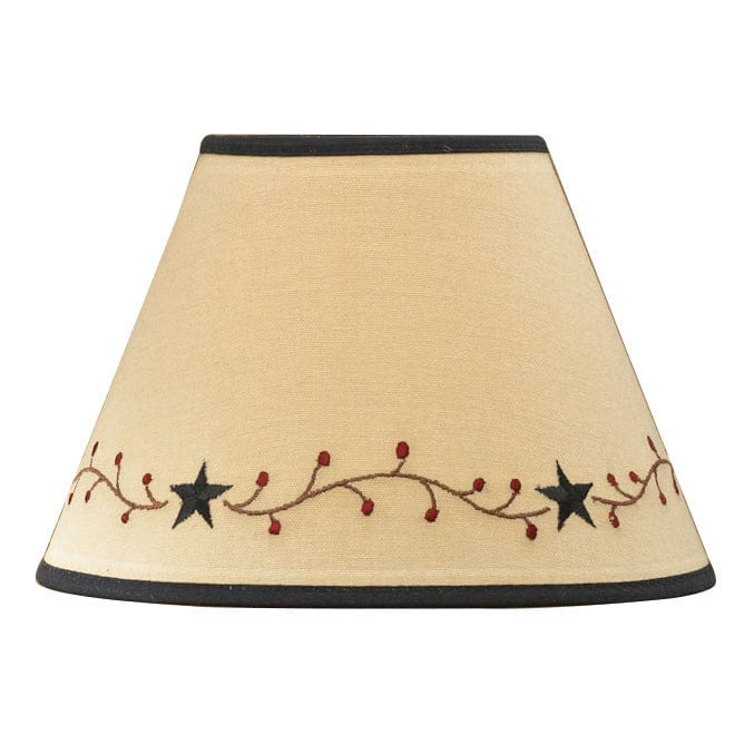 Star Vine Embroidered Fabric Lamp Shade - 3 Sizes