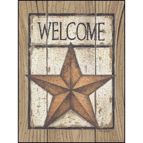 Penny Lane Publishing Star Welcome By Linda Spivey Art Print - 12 X 16