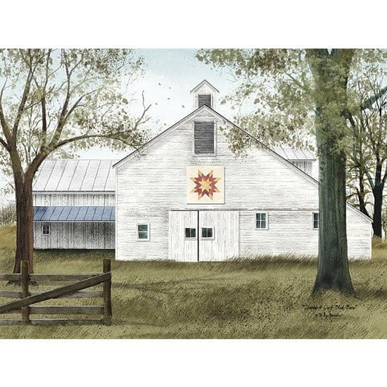 Starburst Quilt Block Barn By Billy Jacobs Art Print - 12 X 16-Penny Lane Publishing-The Village Merchant