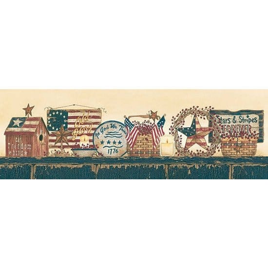 Stars And Stripes Forever By Linda Spivey Art Print - 12 X 36-Penny Lane Publishing-The Village Merchant