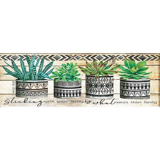 Penny Lane Publishing Sticking With Your Family By Cindy Jacobs Art Print - 8 X 24