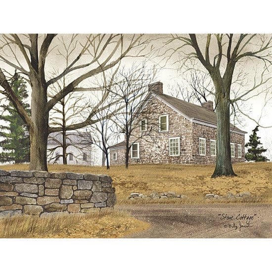 Penny Lane Publishing Stone Cottage By Billy Jacobs Art Print - 12 X 16