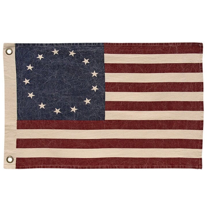 Stonewashed Betsy Ross Flag Small-Craft Wholesalers-The Village Merchant