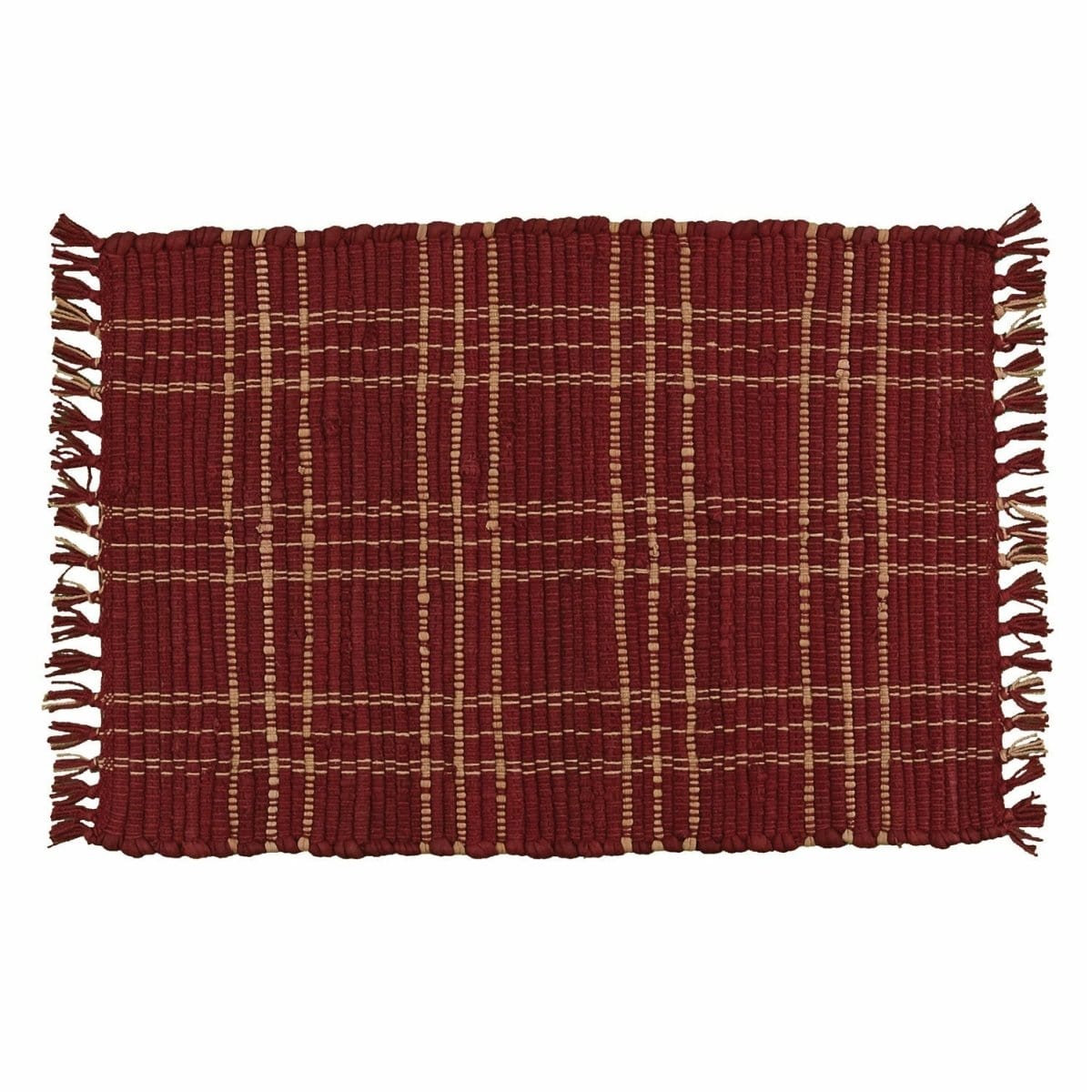 Sturbridge Chindi in Wine Chindi Placemat-Park Designs-The Village Merchant