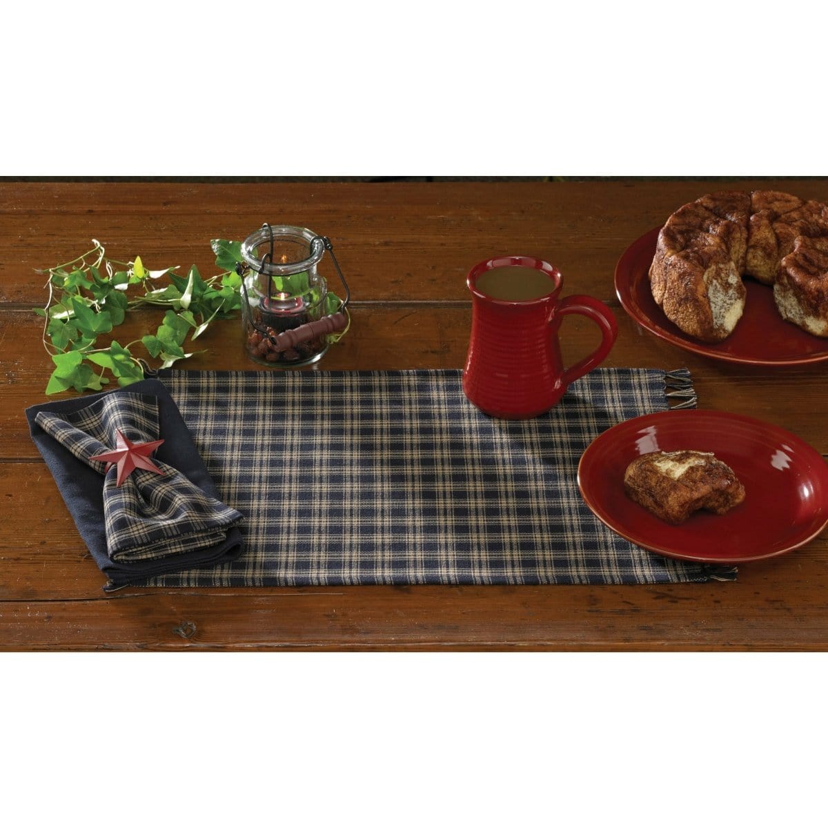 Sturbridge In Navy Placemat-Park Designs-The Village Merchant