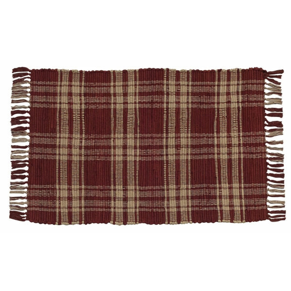 Sturbridge In Wine Woven Rag Rug 24