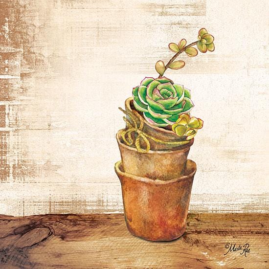 Penny Lane Publishing Succulents In A Pot By Marla Rae Art Print - 12 X 12