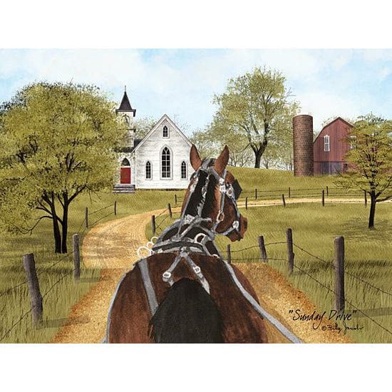 Sunday Drive By Billy Jacobs Art Print - 12 X 16-Penny Lane Publishing-The Village Merchant