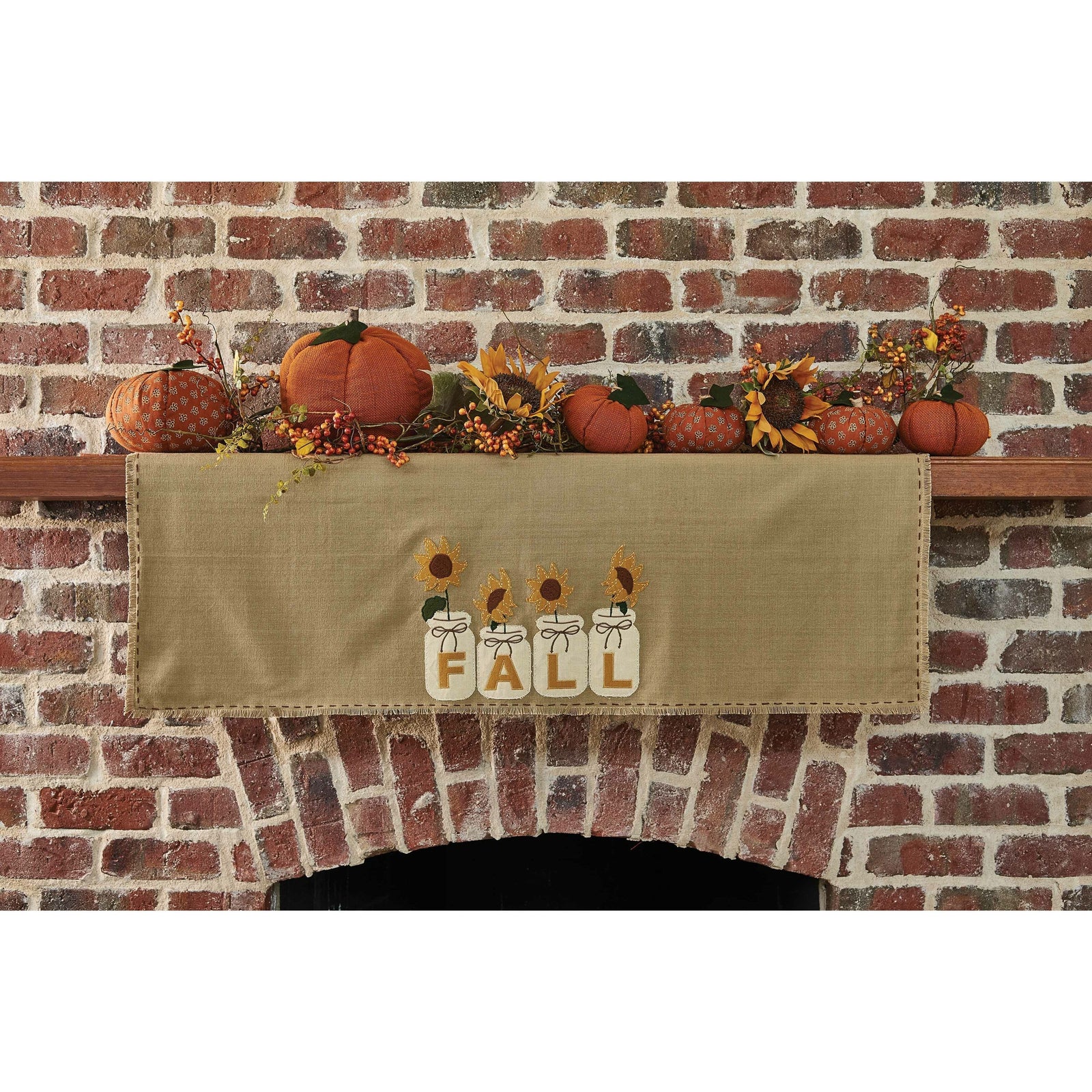 Sunflower Blooms Mantle Scarf / Valance-Park Designs-The Village Merchant