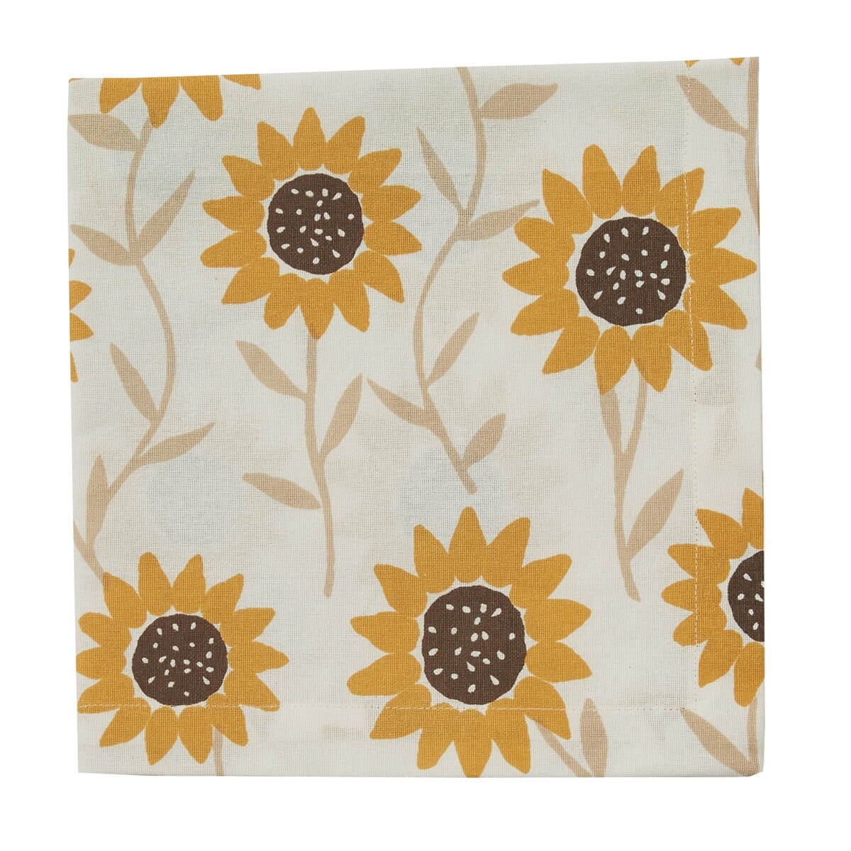 Sunflower Print Napkin Set of 2