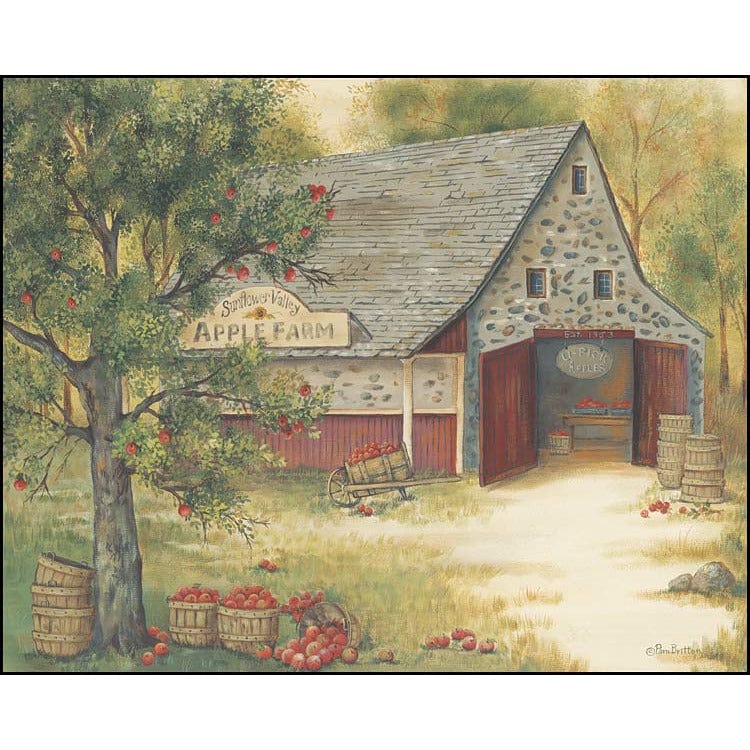 Sunflower Valley Apple Farm By Pam Britton Art Print - 16 X 20-Penny Lane Publishing-The Village Merchant