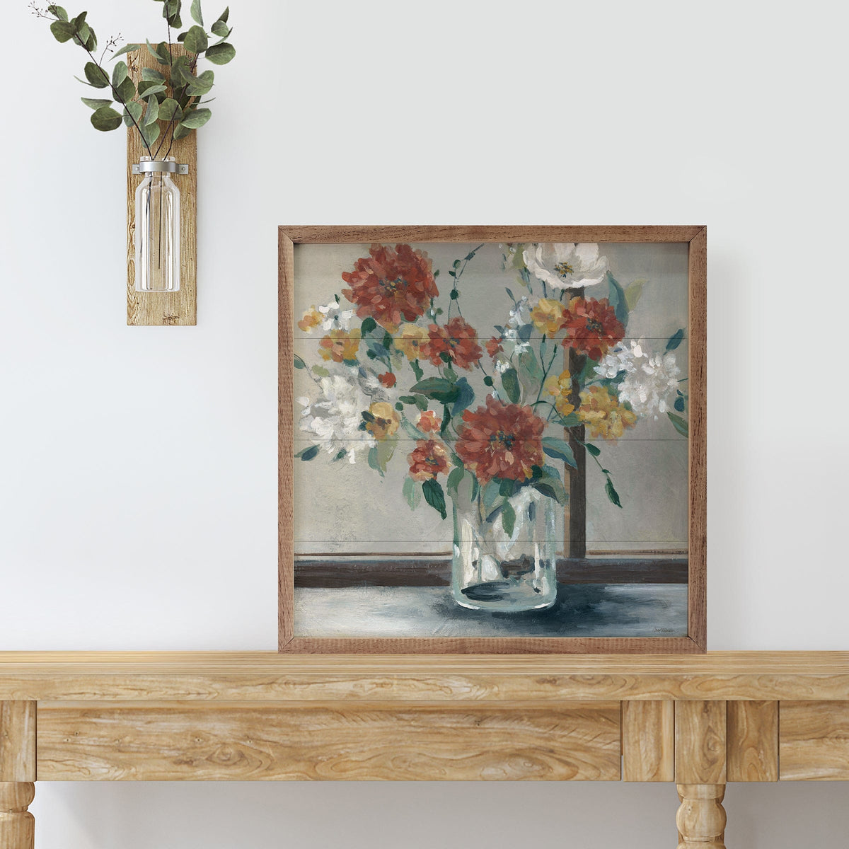 Kendrick Home Walnut Frames Sunny Autumn By Carol Robinson