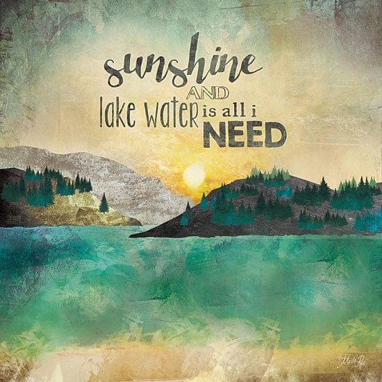 Sunshine And Lake Water By Marla Rae Art Print - 12 X 12-Penny Lane Publishing-The Village Merchant