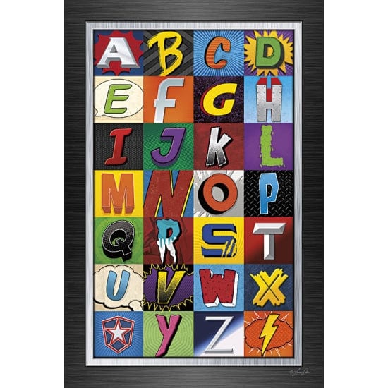 Superhero Alphabet By Lauren Rader Art Print - 12 X 18-Penny Lane Publishing-The Village Merchant