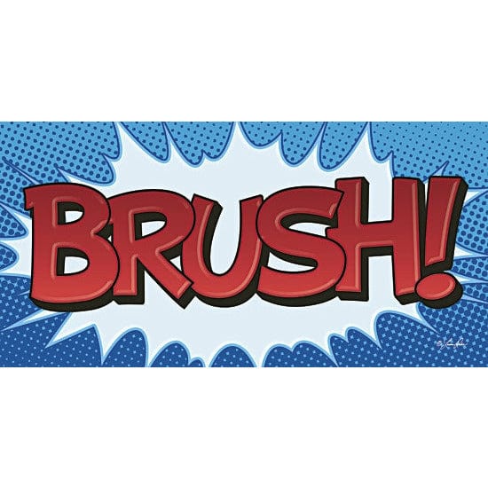 Superhero Brush! By Lauren Rader Art Print - 9 X 18-Penny Lane Publishing-The Village Merchant