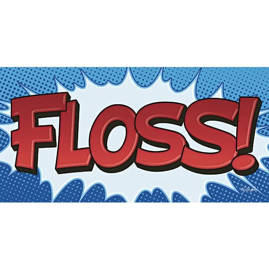 Superhero Floss! By Lauren Rader Art Print - 9 X 18-Penny Lane Publishing-The Village Merchant