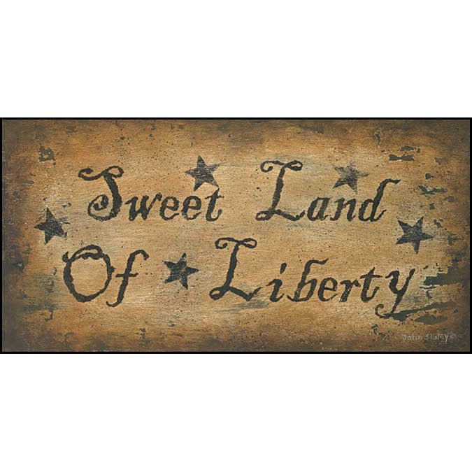 Sweet Land Of Liberty By John Sliney Art Print - 10 X 20-Penny Lane Publishing-The Village Merchant