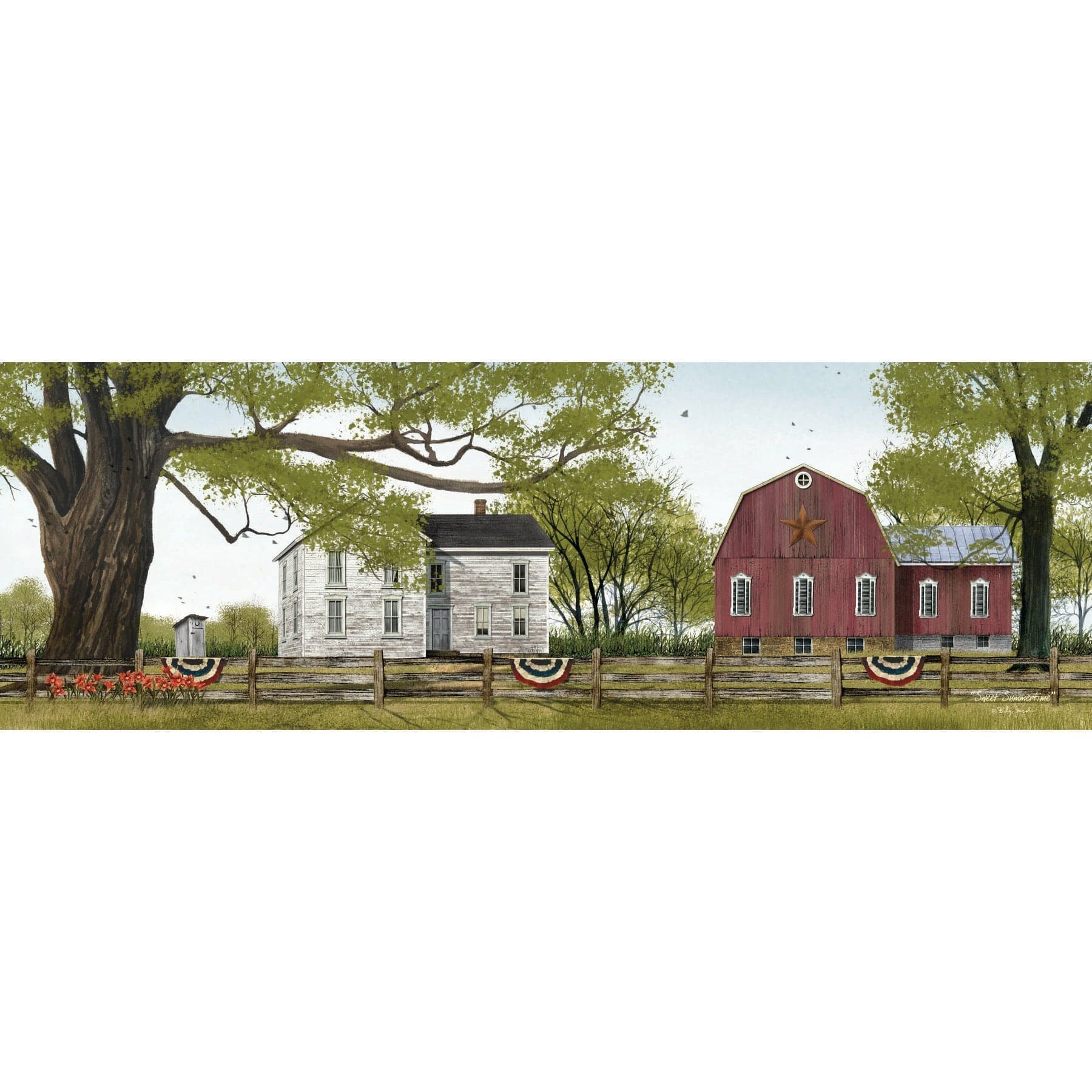 Sweet Summertime By Billy Jacobs Art Print - 8 X 24-Penny Lane Publishing-The Village Merchant