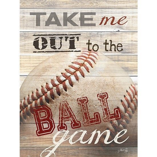 Take Me Out To The Ball Game By Marla Rae Art Print - 12 X 16-Penny Lane Publishing-The Village Merchant