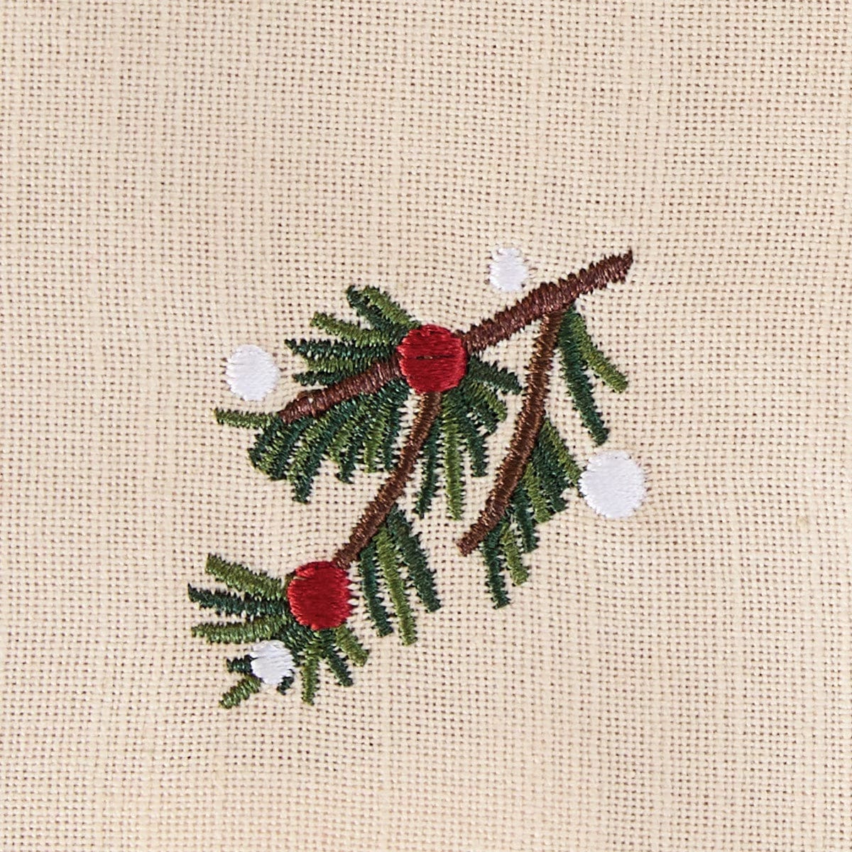 Tannenbaum Embroidered Napkin Set of 2