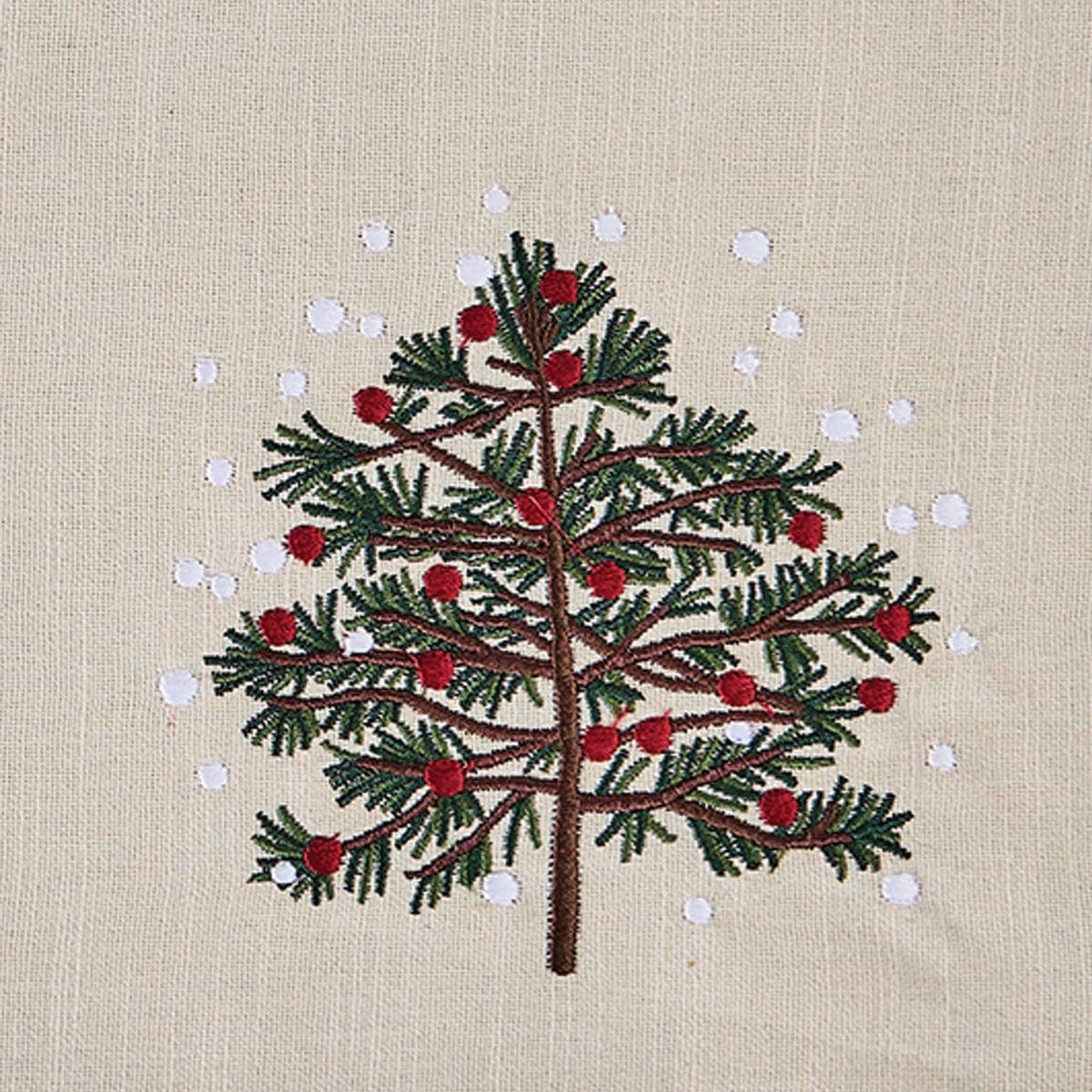 Tannenbaum Embroidered Table Runner 36" Long