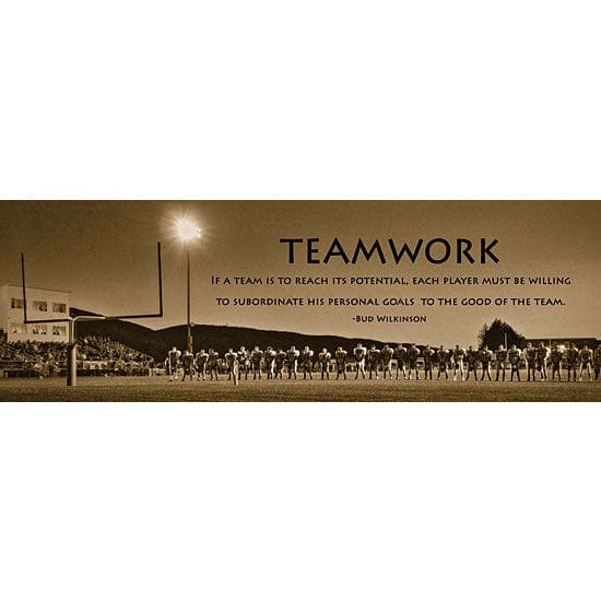 Penny Lane Publishing Teamwork By Lori Deiter Art Print - 12 X 36