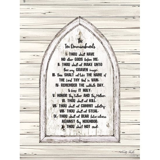 Penny Lane Publishing Ten Commandment By Cindy Jacobs Art Print - 12 X 16